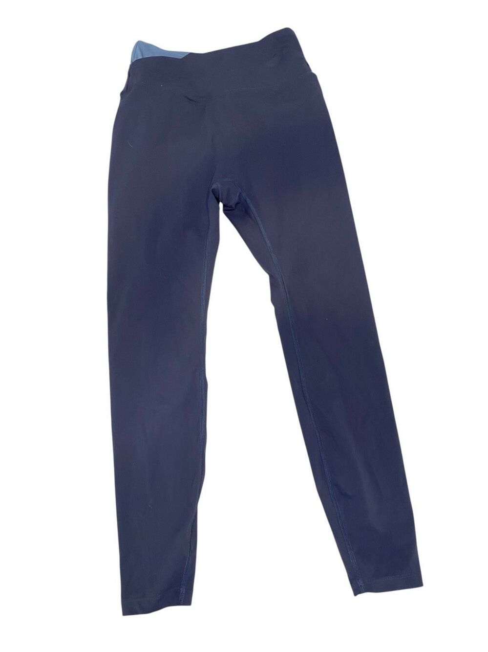 High Rise Athletic Leggings Compression Stretch Workout Running Yoga Blue Gym